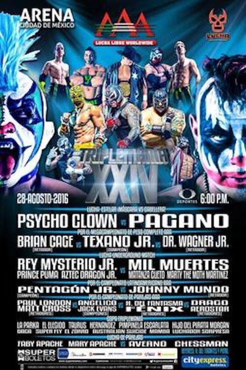 AAA TripleMania XXIV (2016) poster