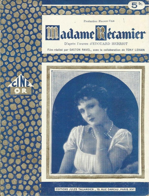 Madame Récamier (1928) poster