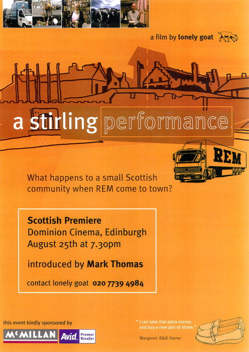 R.E.M.: A Stirling Performance (2000) poster
