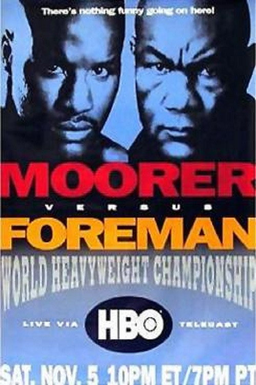 George Foreman vs Michael Moorer (1994) poster