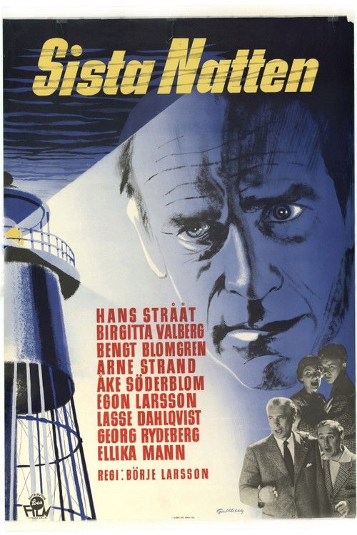 Sista natten (1956) poster