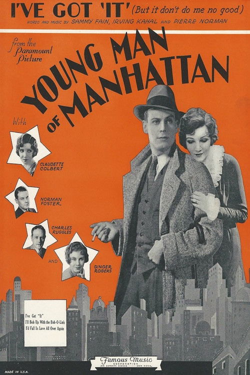 Young Man of Manhattan (1930) poster