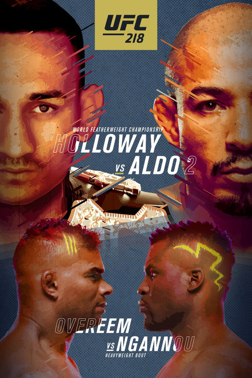 UFC 218: Holloway vs. Aldo 2 (2017) poster