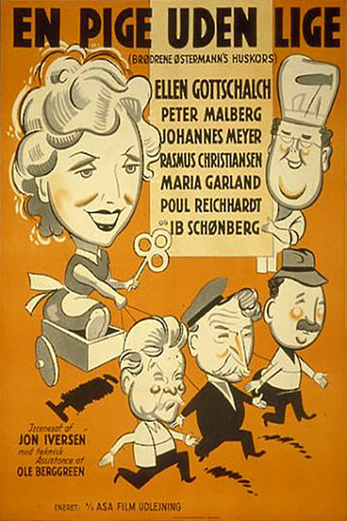 En pige uden lige (1943) poster