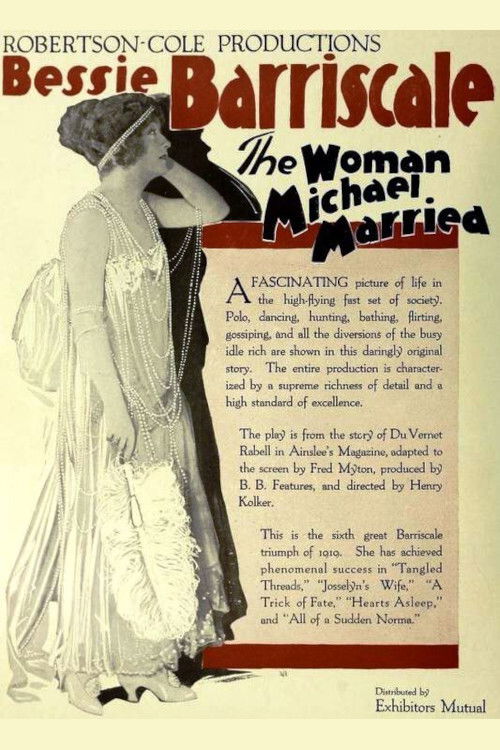 The Woman Michael Married (1919) poster