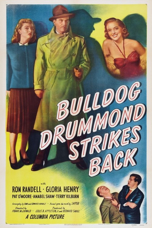 Bulldog Drummond Strikes Back (1947) poster
