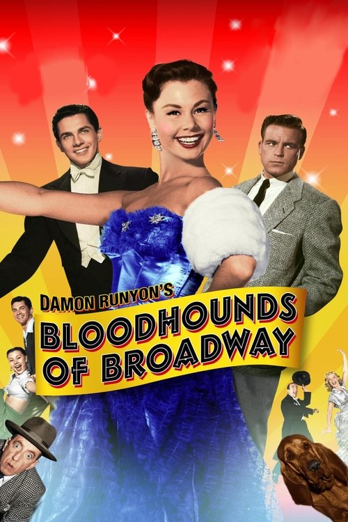 Bloodhounds of Broadway (1952) poster