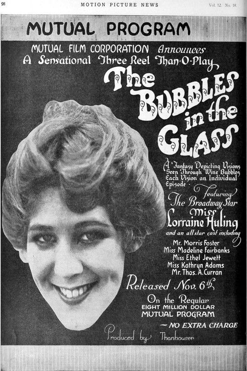 The Bubbles in the Glass (1916) poster