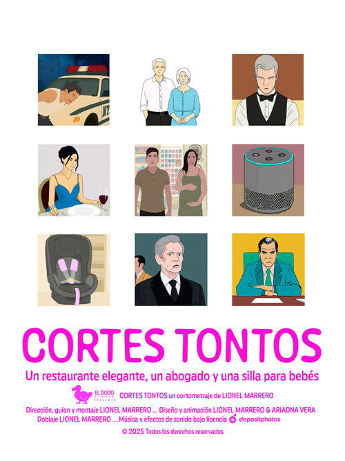 Cortes tontos: un restaurante elegante, un abogado y una silla para bebés (2025) poster