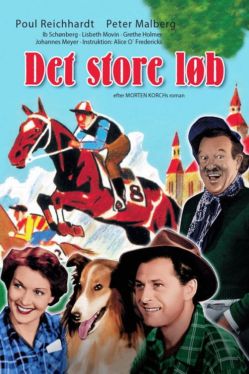 Det store løb (1952) poster