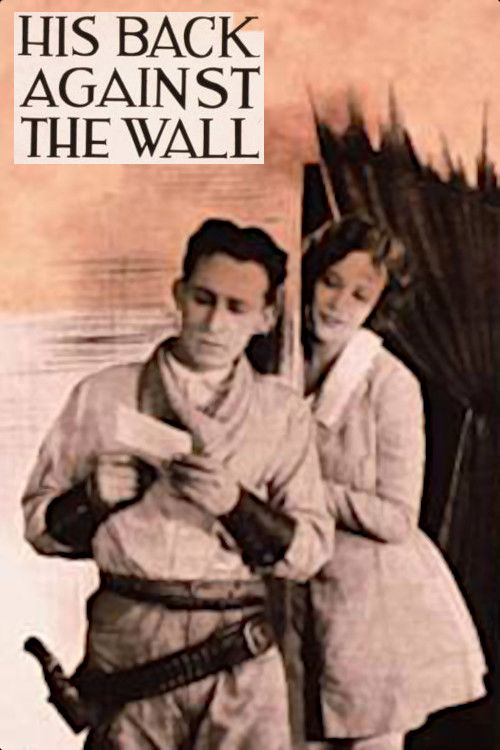 His Back Against the Wall (1922) poster