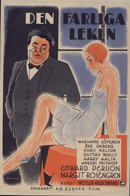 Den farliga leken (1933) poster