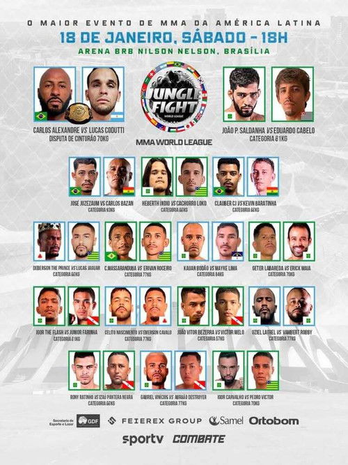 Jungle Fight 134: MMA World League (2025) poster
