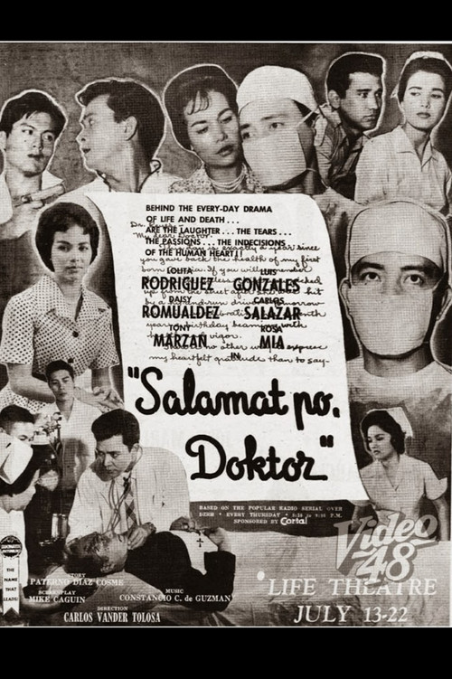 Salamat Po, Doktor (1960) poster