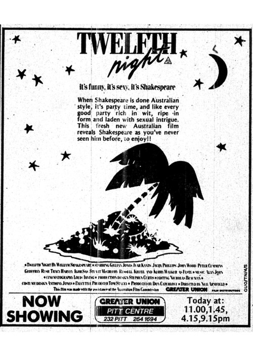 Twelfth Night (1987) poster