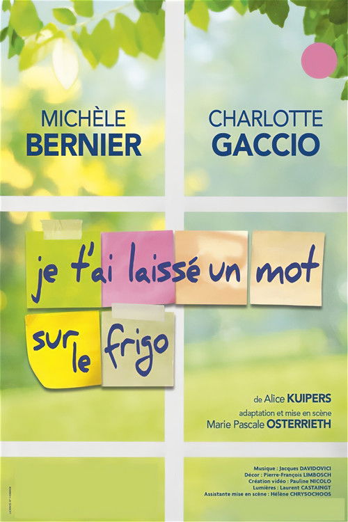 Je t'ai laissé un mot sur le frigo (2022) poster