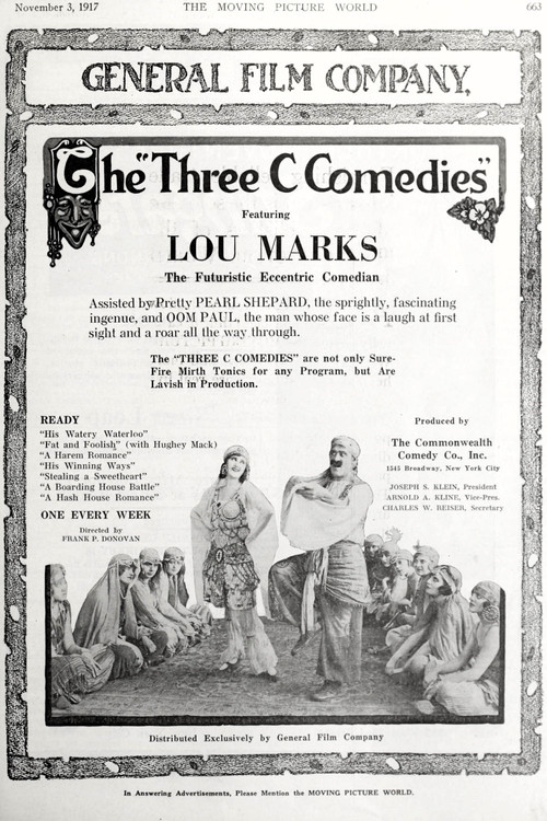 A Harem Romance (1917) poster