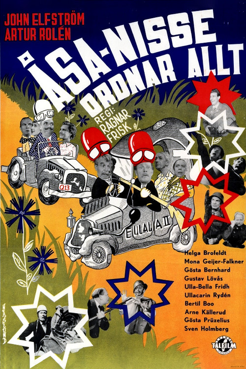 Åsa-Nisse ordnar allt (1955) poster