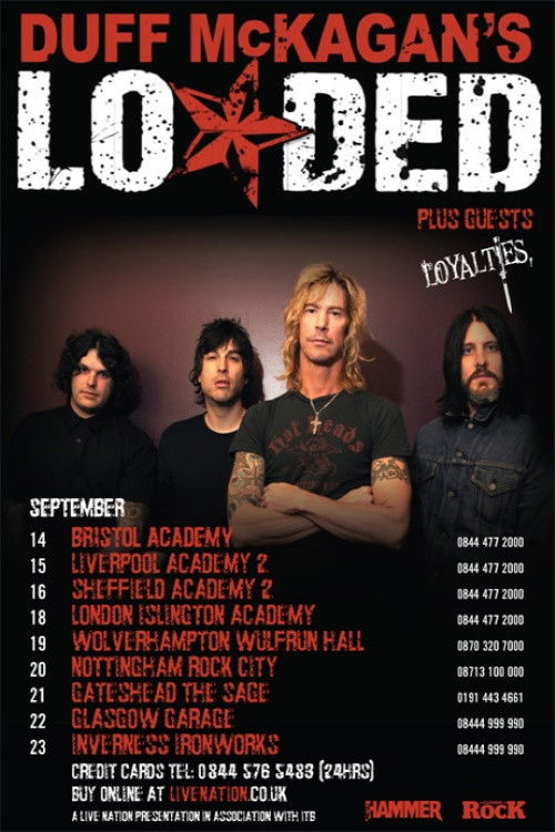 Duff McKagan's Loaded: Live at The Garage (2009) poster