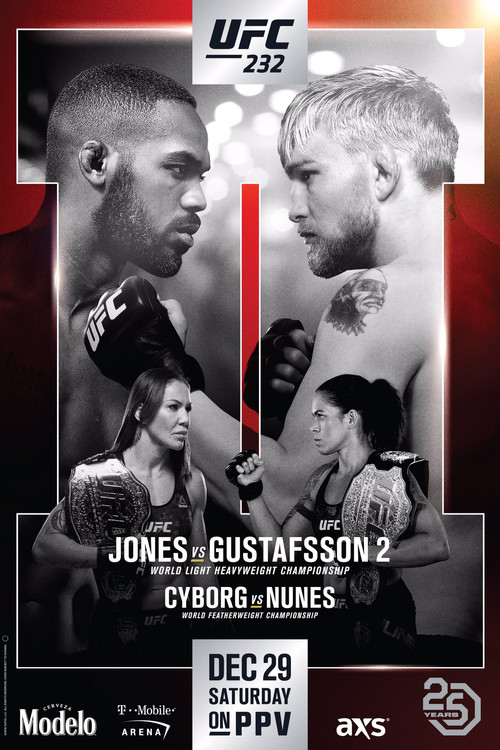 UFC 232: Jones vs. Gustafsson 2 (2018) poster