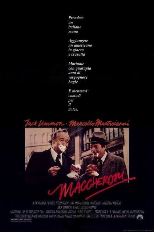 Macaroni (1985) poster