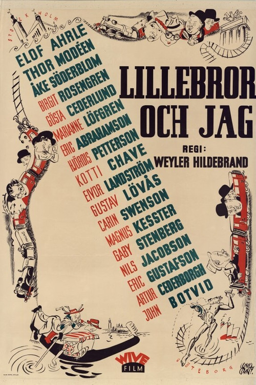 Lillebror och jag (1940) poster