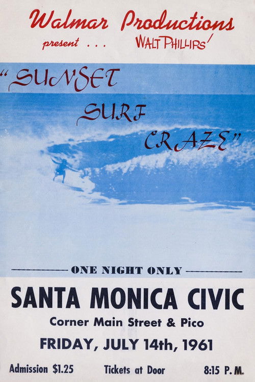 Sunset Surf Craze (1960) poster