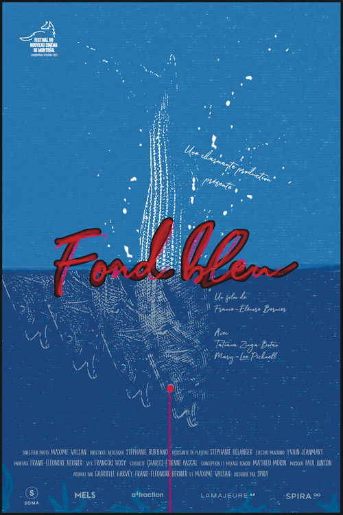 Fond bleu (2021) poster