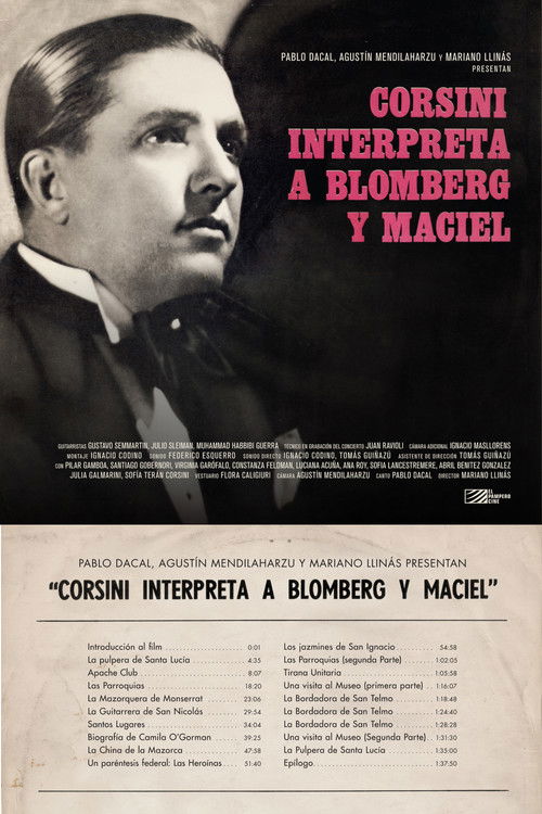Corsini interpreta a Blomberg y Maciel (2021) poster