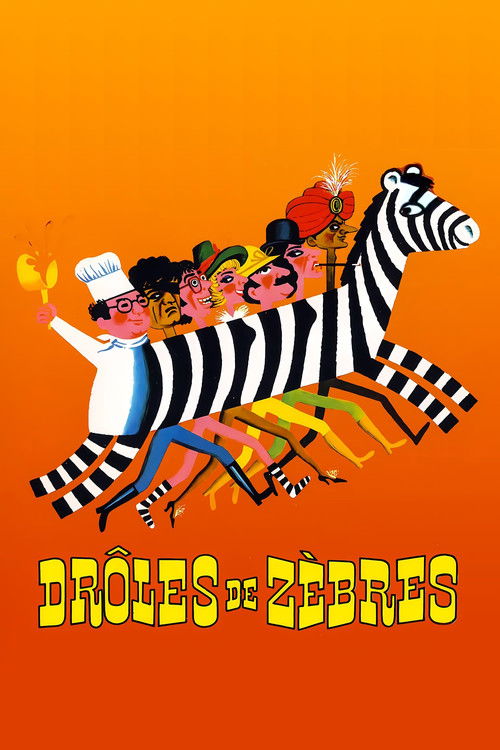 Drôles de zèbres (1977) poster