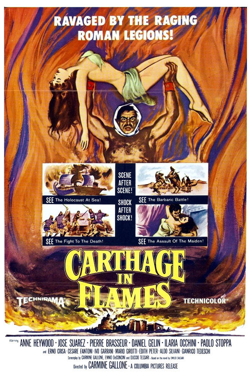 Carthage in Flames (1960) poster