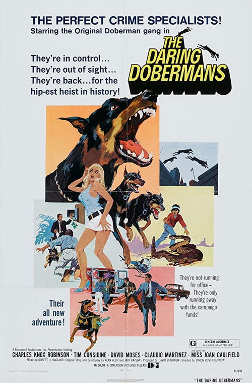 The Daring Dobermans (1973) poster