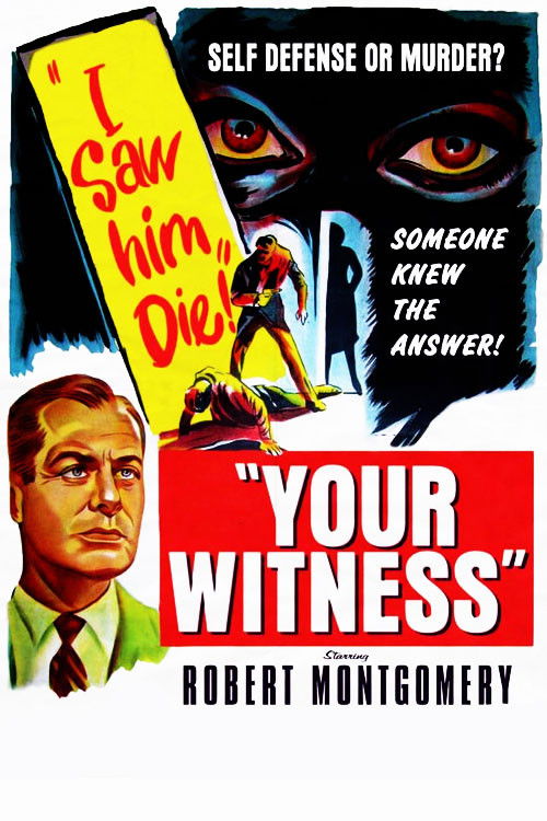 Your Witness (1950) poster