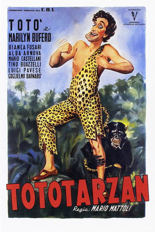 Tototarzan (1950) poster