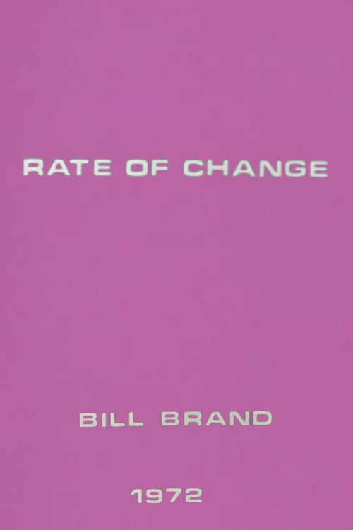 Rate of Change (1972) poster