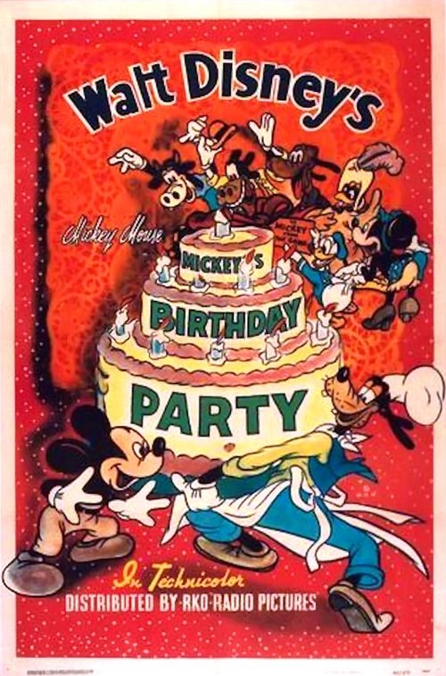 Mickey'nin Doğum Günü Partisi (1942) poster