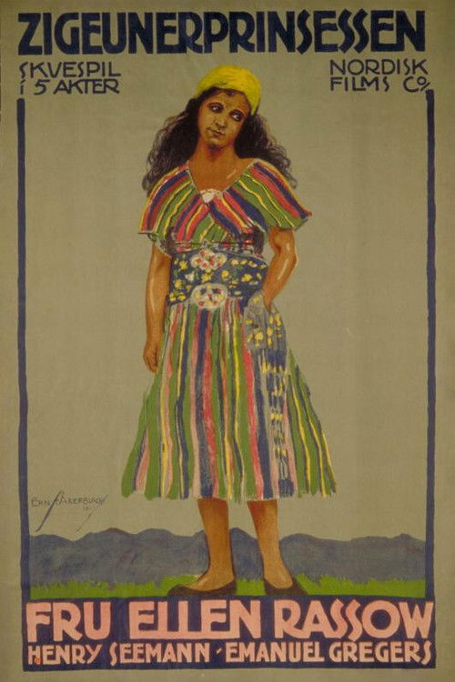 Zigeunerprinsessen (1918) poster