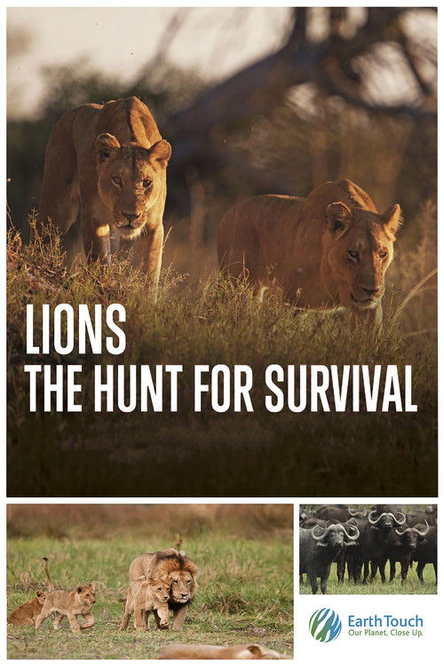 Lions: The Hunt for Survival (2021) poster