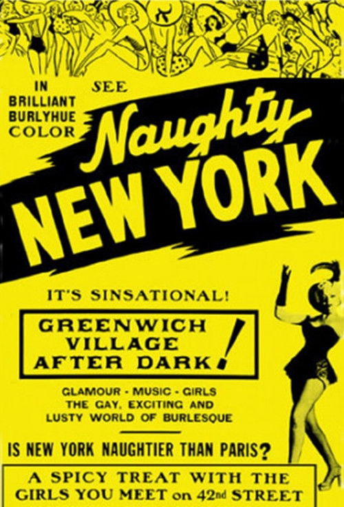Naughty New York (1959) poster