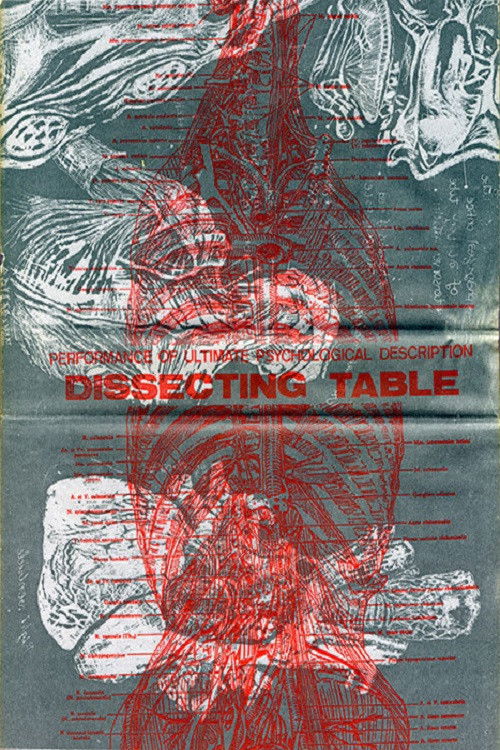 Dissecting Table: Performance of Ultimate Psychological Description (1988) poster