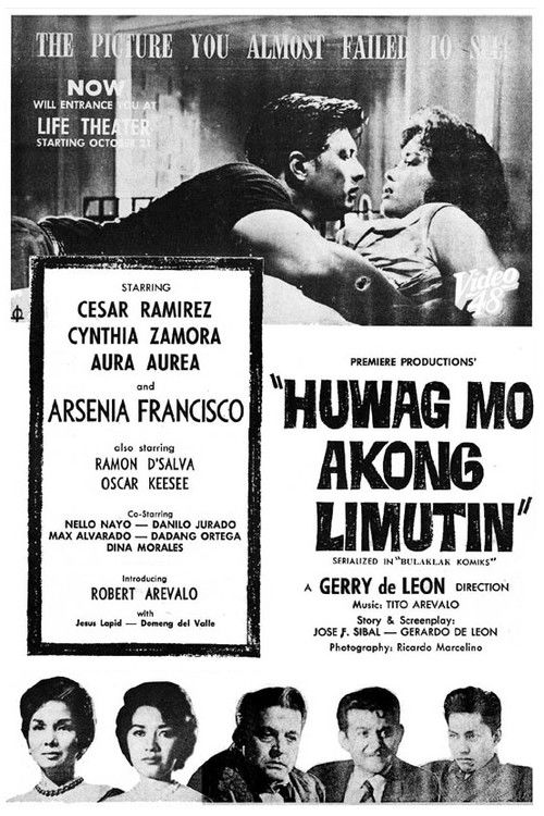 Huwag Mo Akong Limutin (1960) poster
