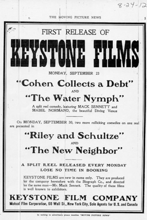 Riley and Schultze (1912) poster