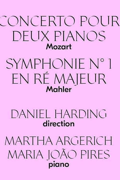 Martha Argerich & Maria João Pires Play Mozart Victoria Hall - Geneva (2021) poster