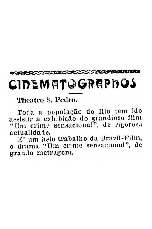 Um Crime Sensacional (1913) poster
