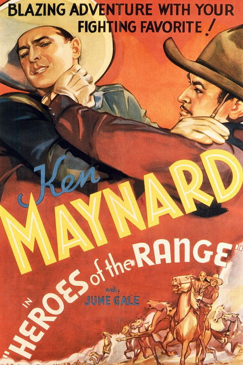 Heroes of the Range (1936) poster