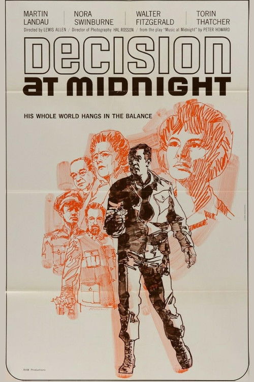 Decision at Midnight (1963) poster