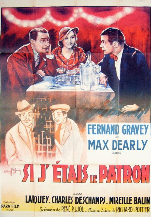 Si j'étais le patron (1934) poster