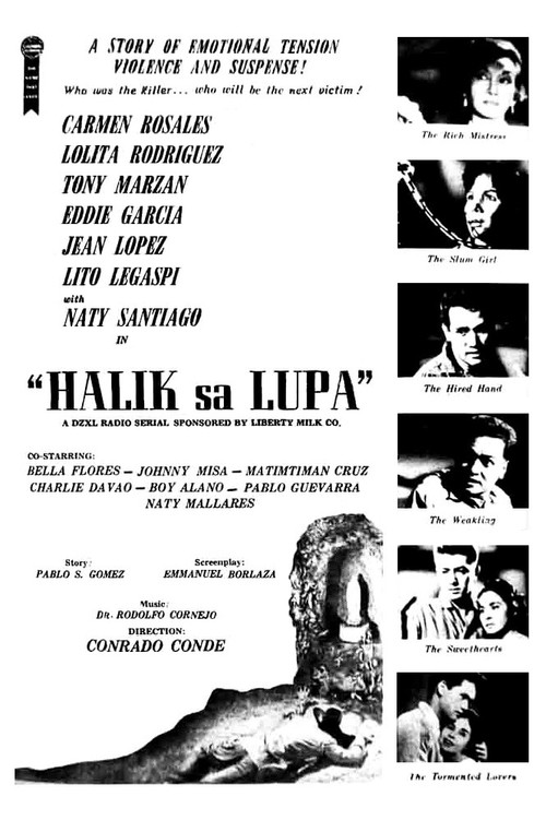 Halik sa Lupa (1961) poster