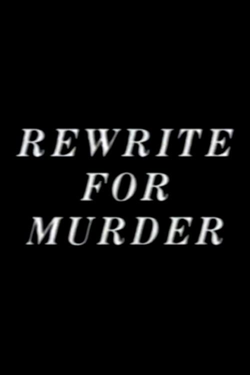 Rewrite for Murder (1991) poster