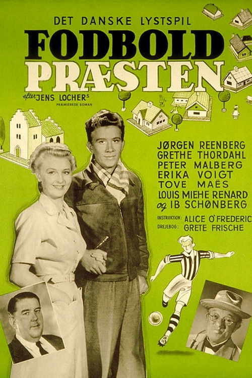 Fodboldpræsten (1951) poster